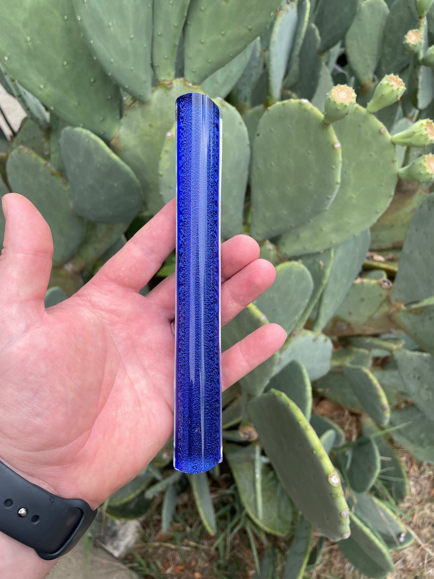Blue Violet vs Blue Violet Twisty Cane